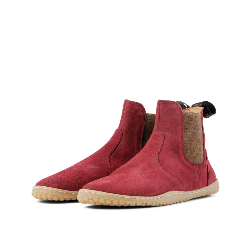 KIM BAREFOOT CHELSEA SUEDE BORDO