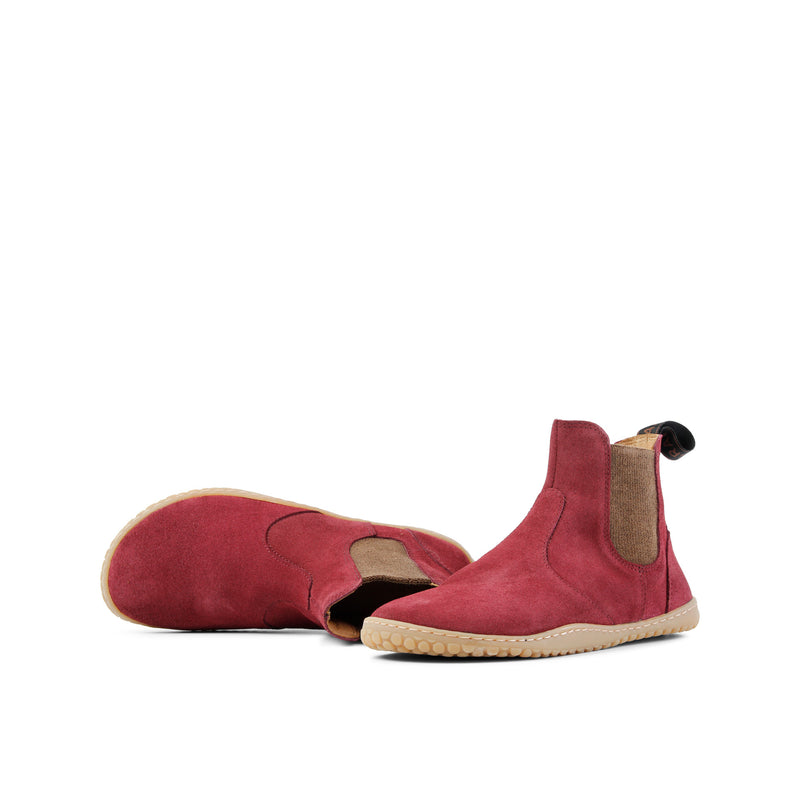 KIM BAREFOOT CHELSEA SUEDE BORDO