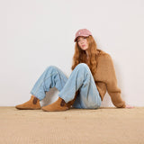 KIM BAREFOOT CHELSEA SUEDE WHISKY