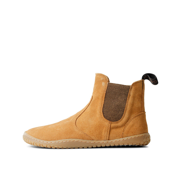 KIM BAREFOOT CHELSEA SUEDE WHISKY