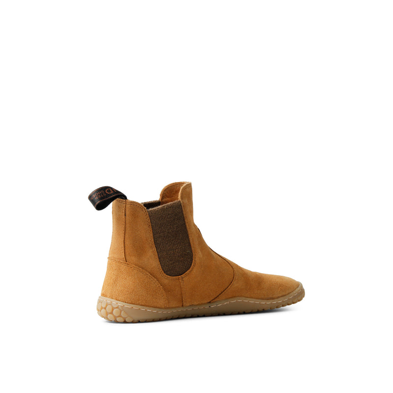 KIM BAREFOOT CHELSEA SUEDE WHISKY