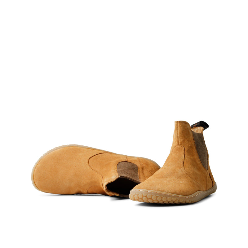 KIM BAREFOOT CHELSEA SUEDE WHISKY