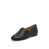 AMELIE SLIPPER RHUBARB LEATHER  BLACK