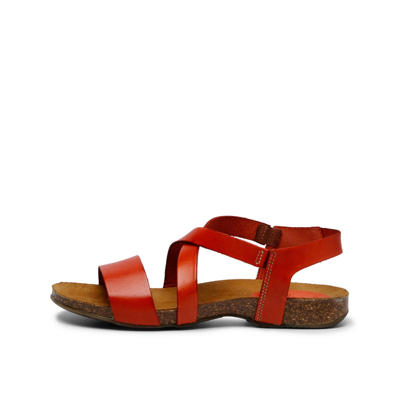 CAMILLA LEATHER SANDAL ROST
