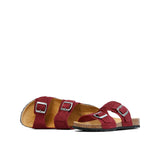 LUCA NUBUK SANDAL BORDO