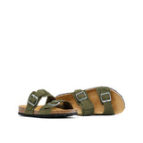 LUCA NUBUK SANDAL OLIVE