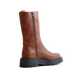 MAXI NAPPA BOOT HAZELNUT
