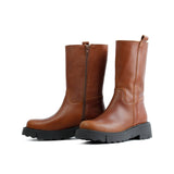 MAXI NAPPA BOOT HAZELNUT