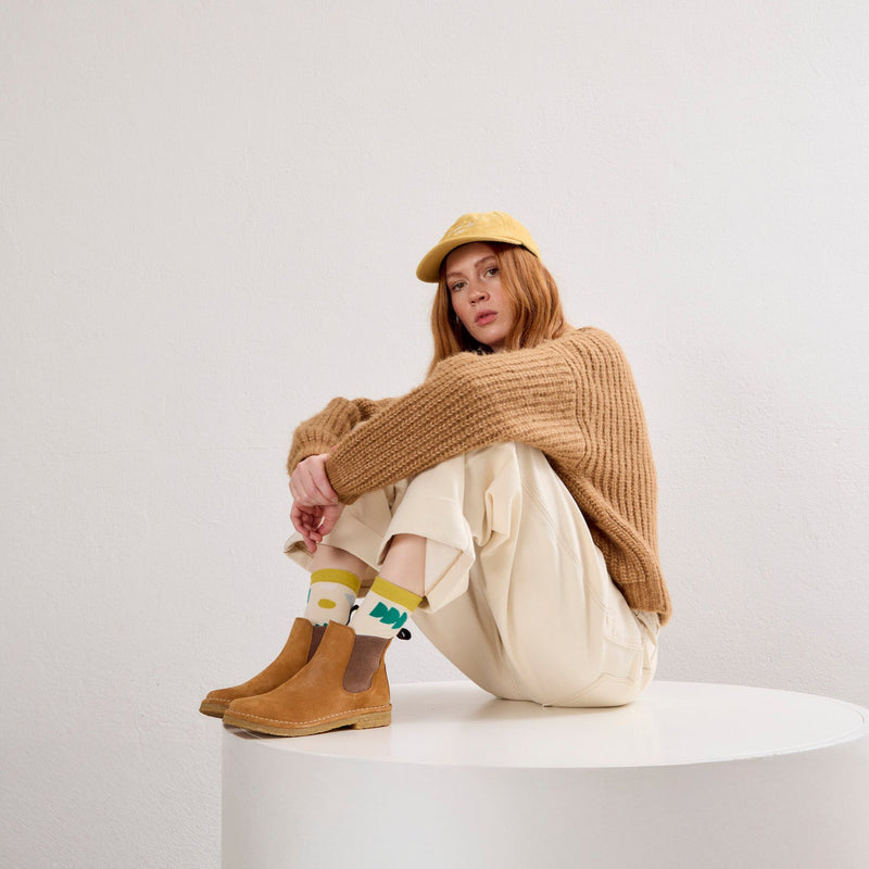 NEMO SUEDE CHELSEA BOOTIE WHISKY