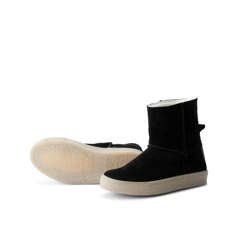 NICKI SUEDE BOOTIE BLACK