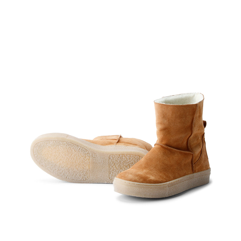 NICKI SUEDE BOOTIE WHISKY