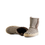 NICKI WOOL BOOTIE CHECK