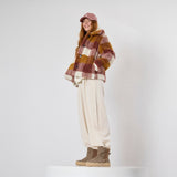 NICKI WOOL BOOTIE CHECK