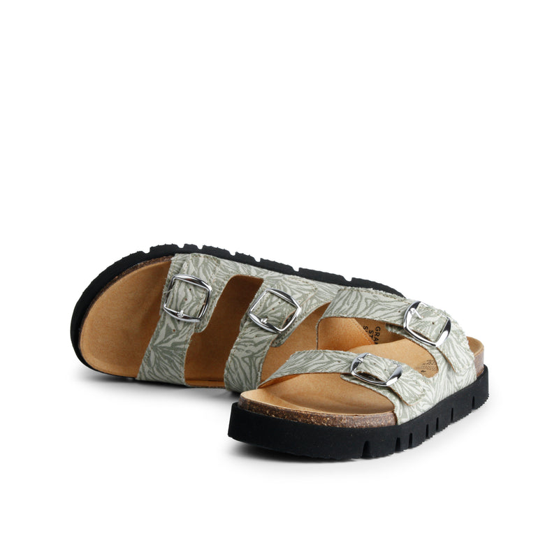 NOELIA PRINT SANDAL SEAGREEN