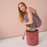 NOELIA STRIPES SANDAL GREEN