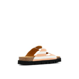 NOELIA STRIPES SANDAL PEACH