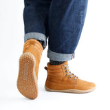 NOX BAREFOOT LACE BOOTIE NUBUK WHISKY
