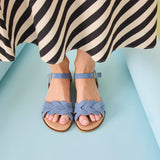 ORIN SANDAL SUEDE BLUE