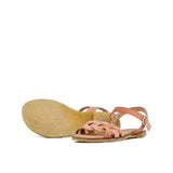ORIN SUEDE SANDAL PEACH