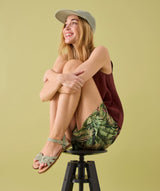 ORIN SUEDE SANDAL SEAGREEN