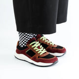 ORO BAREFOOT SNEAKER SUEDE BLACK MULTI