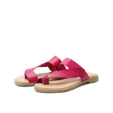 PITA LEATHER SANDAL FUCHSIA