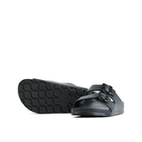 POOL TWO BUCKLE SANDAL BLACK