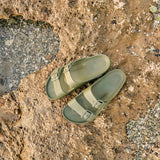 POOL TWO BUCKLE SANDAL DARKOLIVE