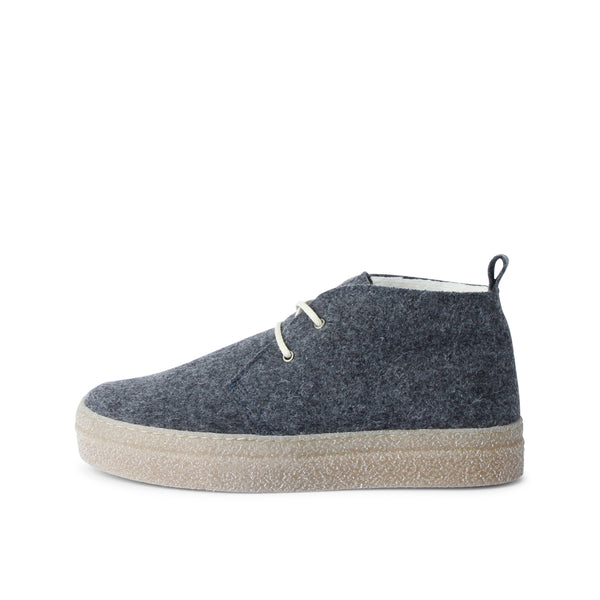 SAFARI WOOL DESERT BOOTIE DARKGREY