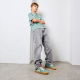 TAYLOR ORGANIC SNEAKER SEAGREEN WASHED