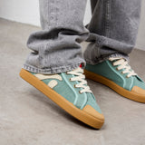 TAYLOR ORGANIC SNEAKER SEAGREEN WASHED