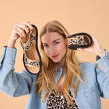 TREKKING BAREFOOT SANDAL CAMEL ANIMAL