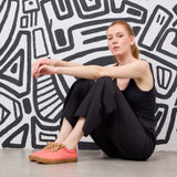 VENDETTA HEMP SNEAKER CORAL