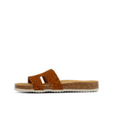 WILLOW NUBUK SANDAL ANIMAL-WHISKY
