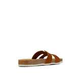 WILLOW NUBUK SANDAL ANIMAL-WHISKY