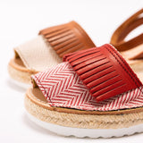 ZILLY MENORQUINA SANDAL RED