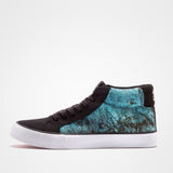 VEGANER MID-CUT SNEAKER gsx/DECKFARBEN PRINT #1 (blue)