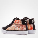 VEGANER MID-CUT SNEAKER gsx/DECKFARBEN PRINT #2 (red)