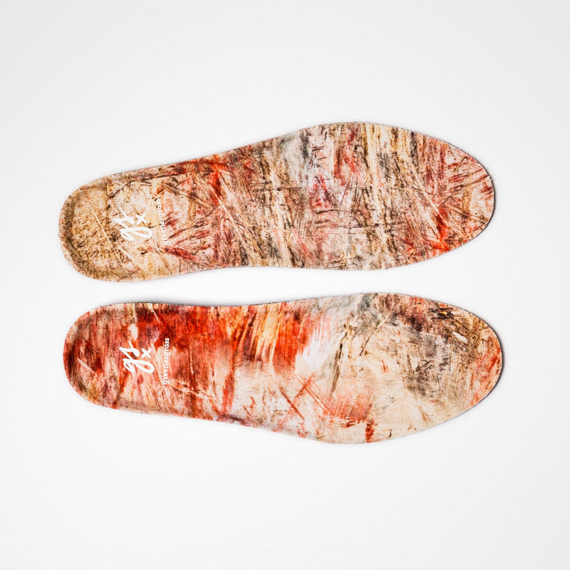 VEGANER MID-CUT SNEAKER gsx/DECKFARBEN PRINT #2 (red)