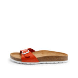 LINDA LEATHER SANDAL LIPSTICK
