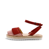 ZILLY MENORQUINA SANDAL RED