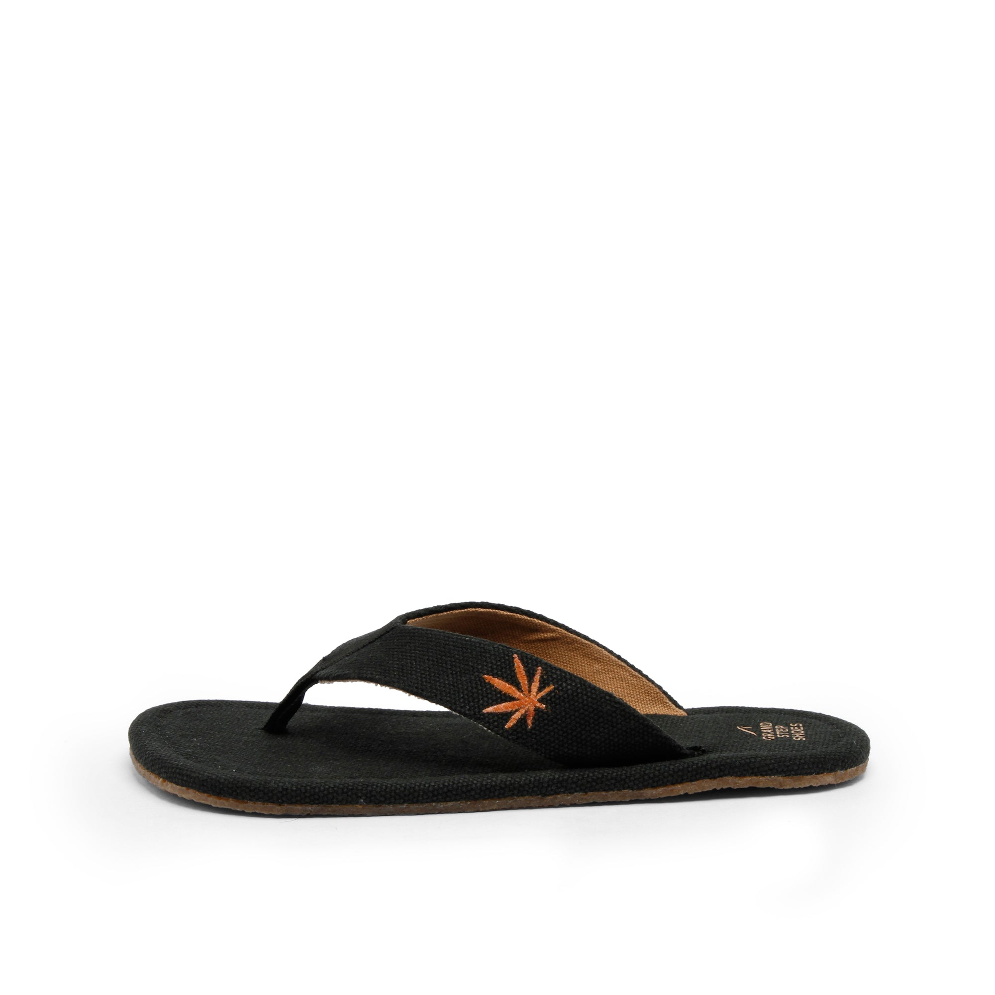 HARPER HEMP SANDAL BLACK – Grand Step Shoes