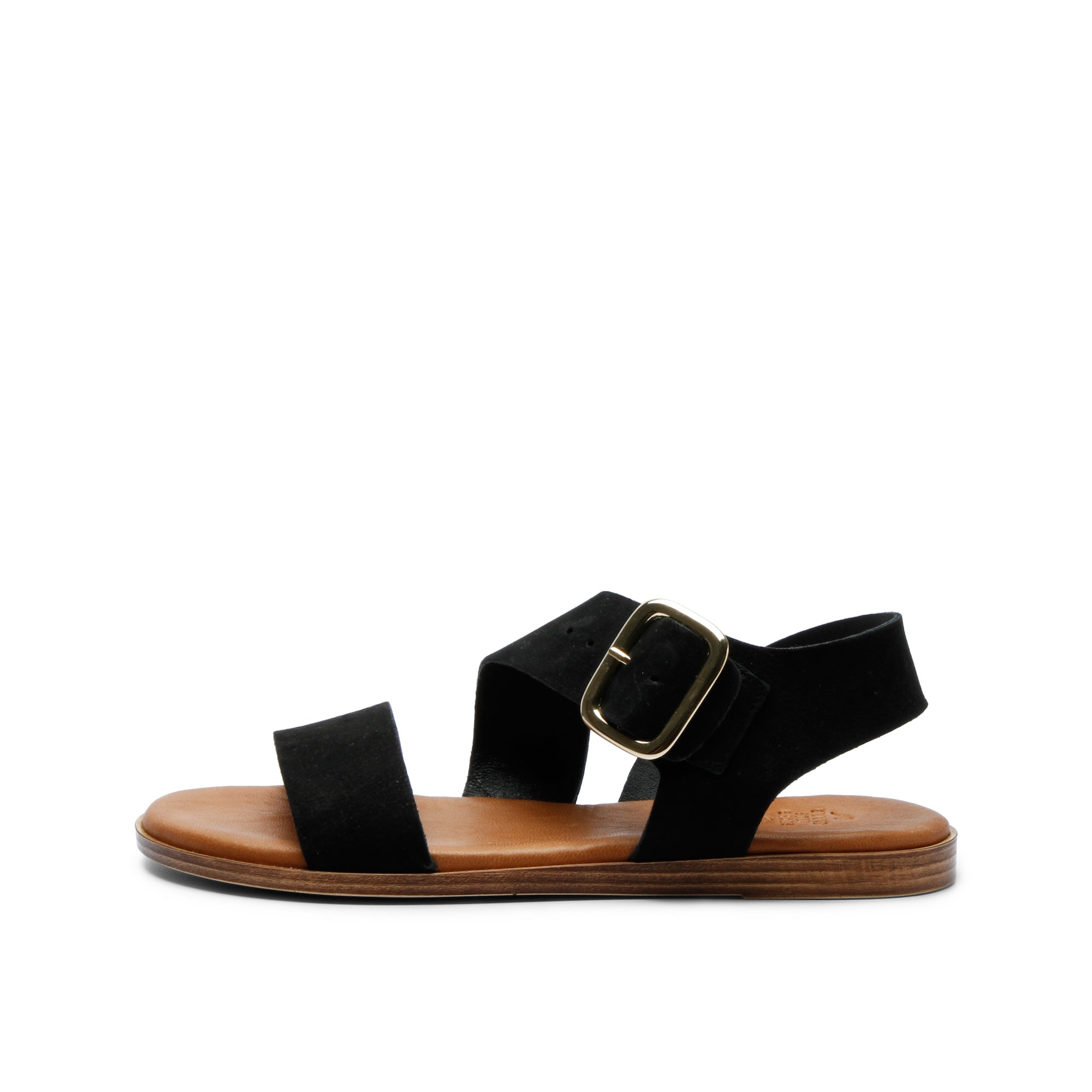REBA LEATHER SANDAL BLACK – Grand Step Shoes