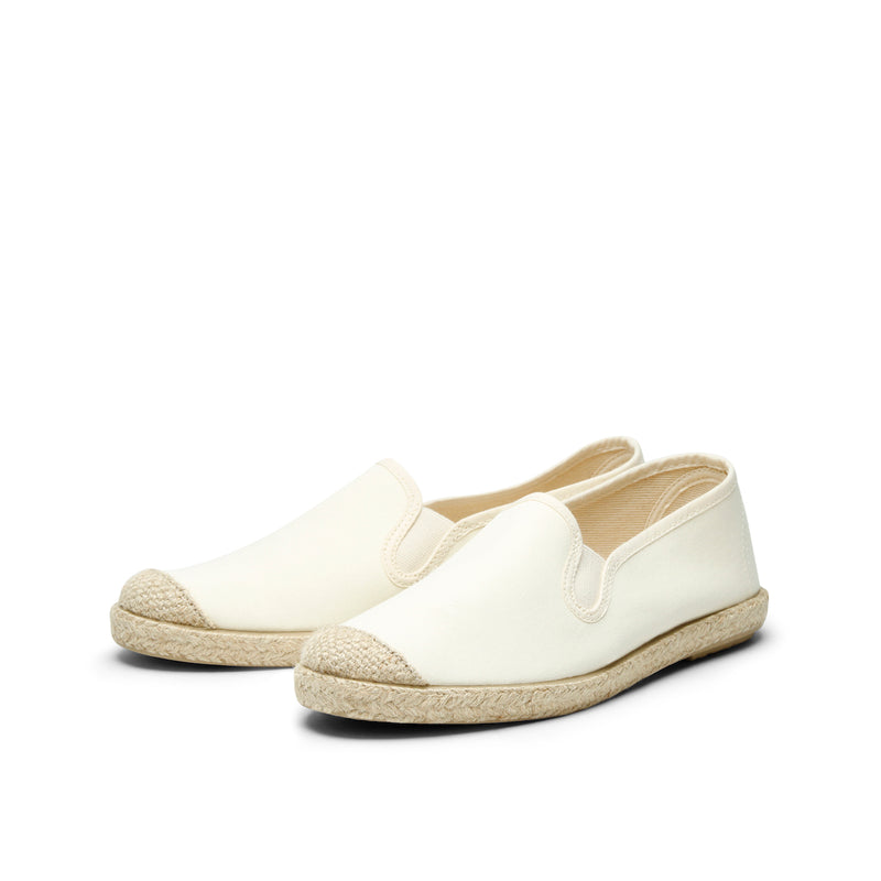EVITA ESPADRILLE STRETCH OFFWHITE