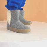 NICKI WOOL BOOTIE GREY