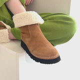 ELIA SUEDE BOOTIE WHISKY