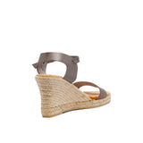 ANNA YUTE WEDGE SANDAL GRIS