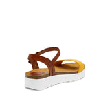 EDEN LEATHER SANDAL WHISKY SUN