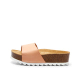 KALI LEATHER SANDAL PEACH