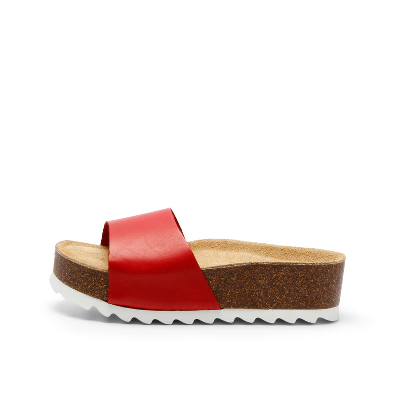 KALI LEATHER SANDAL RED